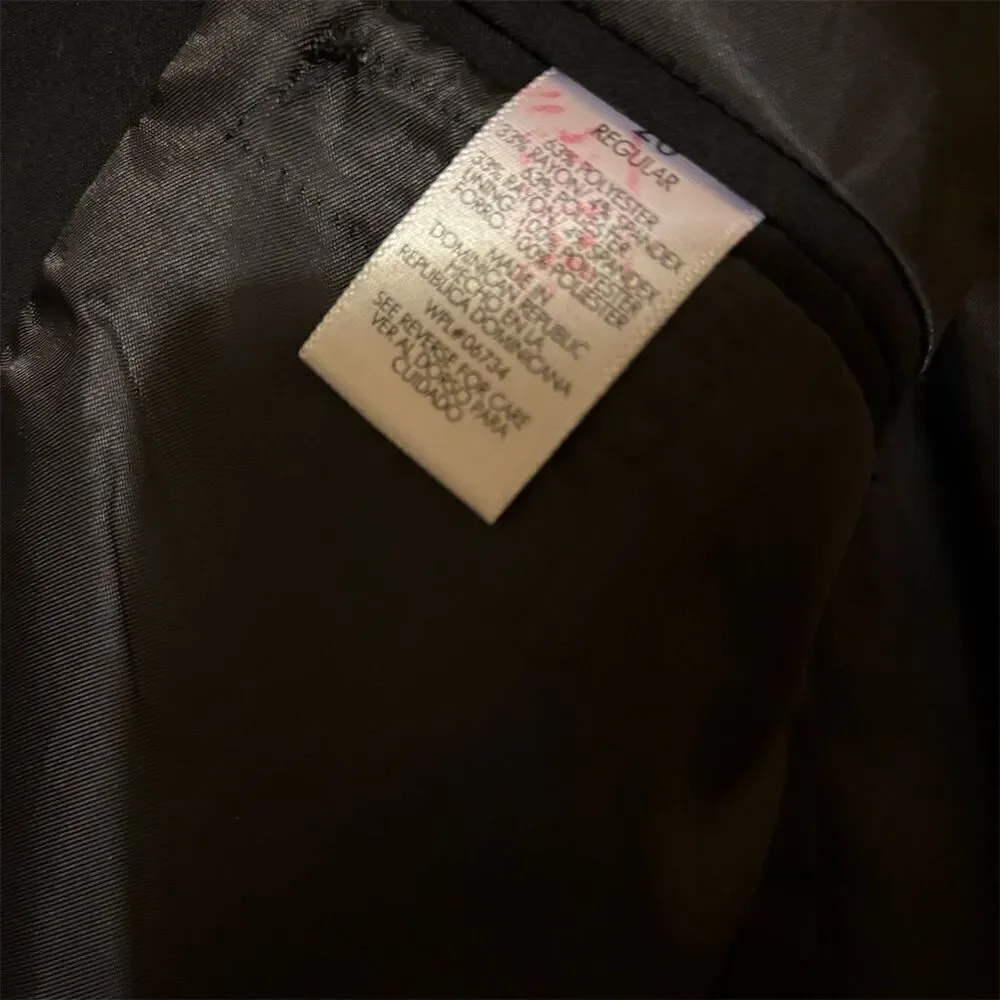 Unbranded Women's Classic Black Blazer Jacket Size 20 Formal Mid-Length